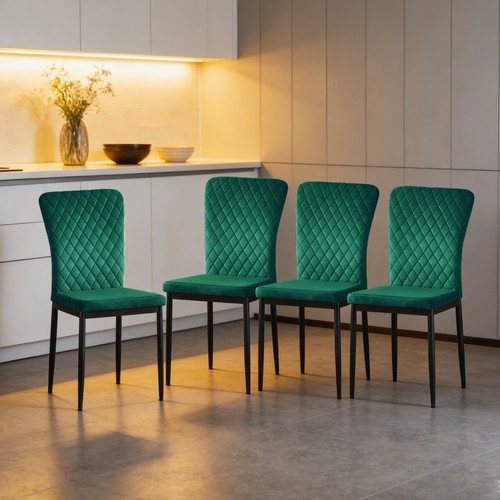 6pcs dining chairs padded - 4/6pcs,