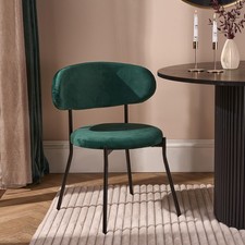 OHS Matte Velvet Dining Chair