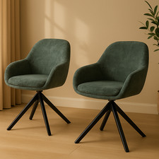 Oslo Velvet Swivel Dining