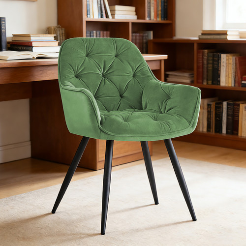 Velvet dining chair - dining, padded