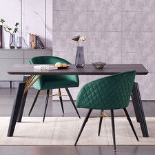 Pack of 2 Velvet Dining Chairs