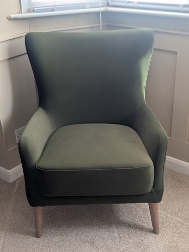 Dark green velvet harriet - m&s,