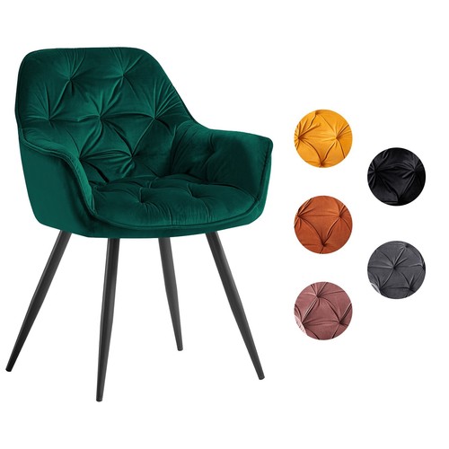 Dining chairs velvet - 1/2x,