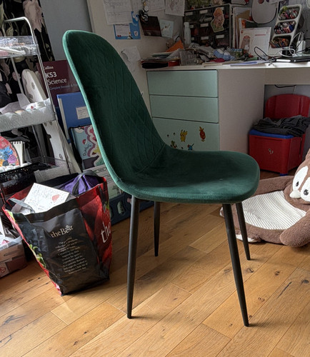 Homewares green velvet - green,