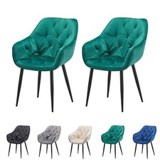 Set of 2 Velvet Dining Chair
