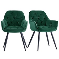 Velvet Dining Chairs Padded