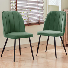 2/4/6X Dining Chairs Velvet