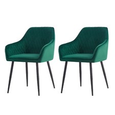 1/2 X Dining Chairs Velvet Set